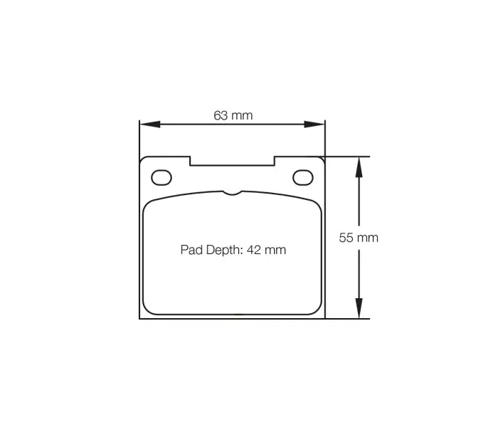 Pagid S3102T5EB01 Brake Pad S3102 RST 5E (bedded)