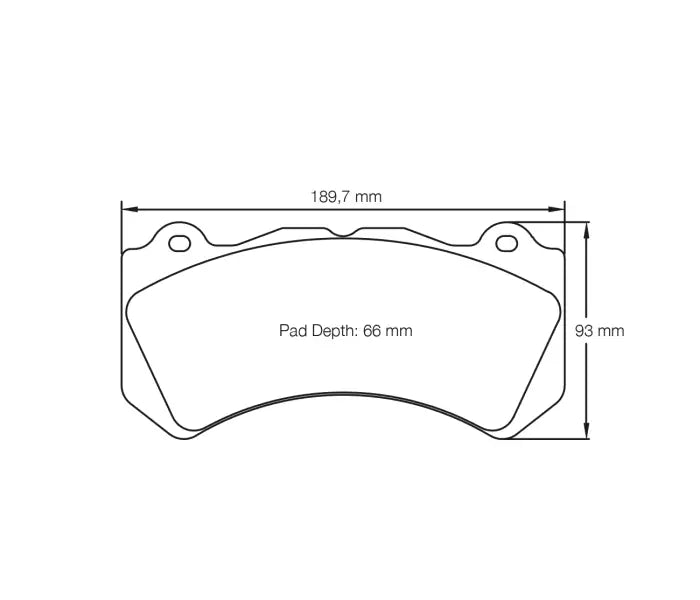 Pagid S8081C01B01 Brake Pad S8081 RSC 1 (bedded)