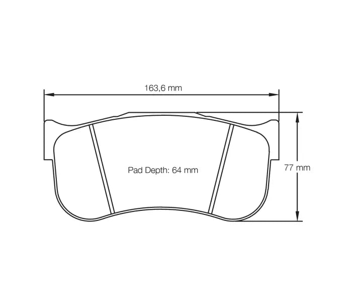 Pagid S8100L2EB01 Brake Pad S8100 RSL 2E (bedded)