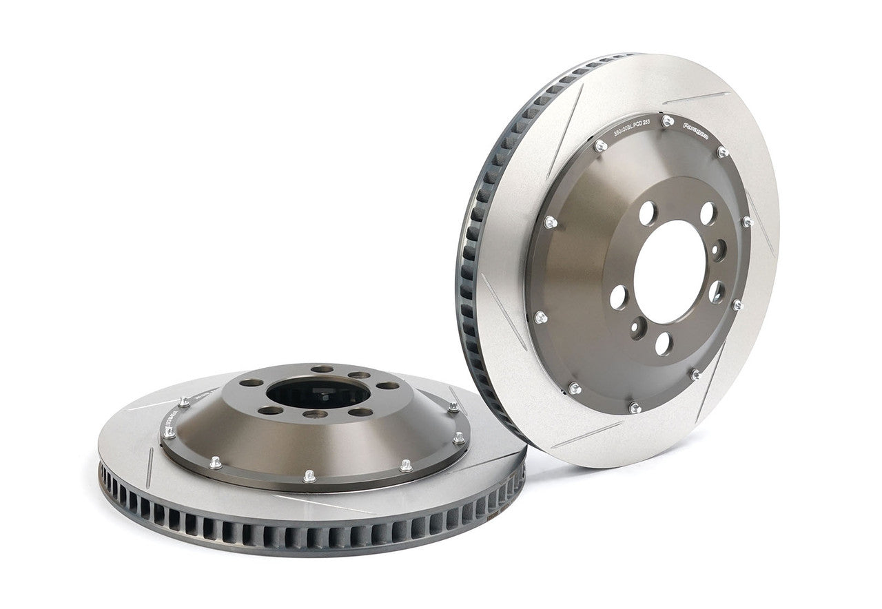 Paragon 2-Piece Brake Discs Rear Pair 380mm x 30mm (14.96" x 1.18") - Porsche 991 GT3 Cup