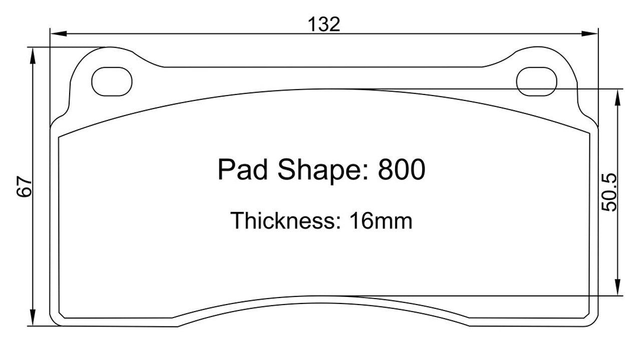 Paragon PBP800 Brake Pads