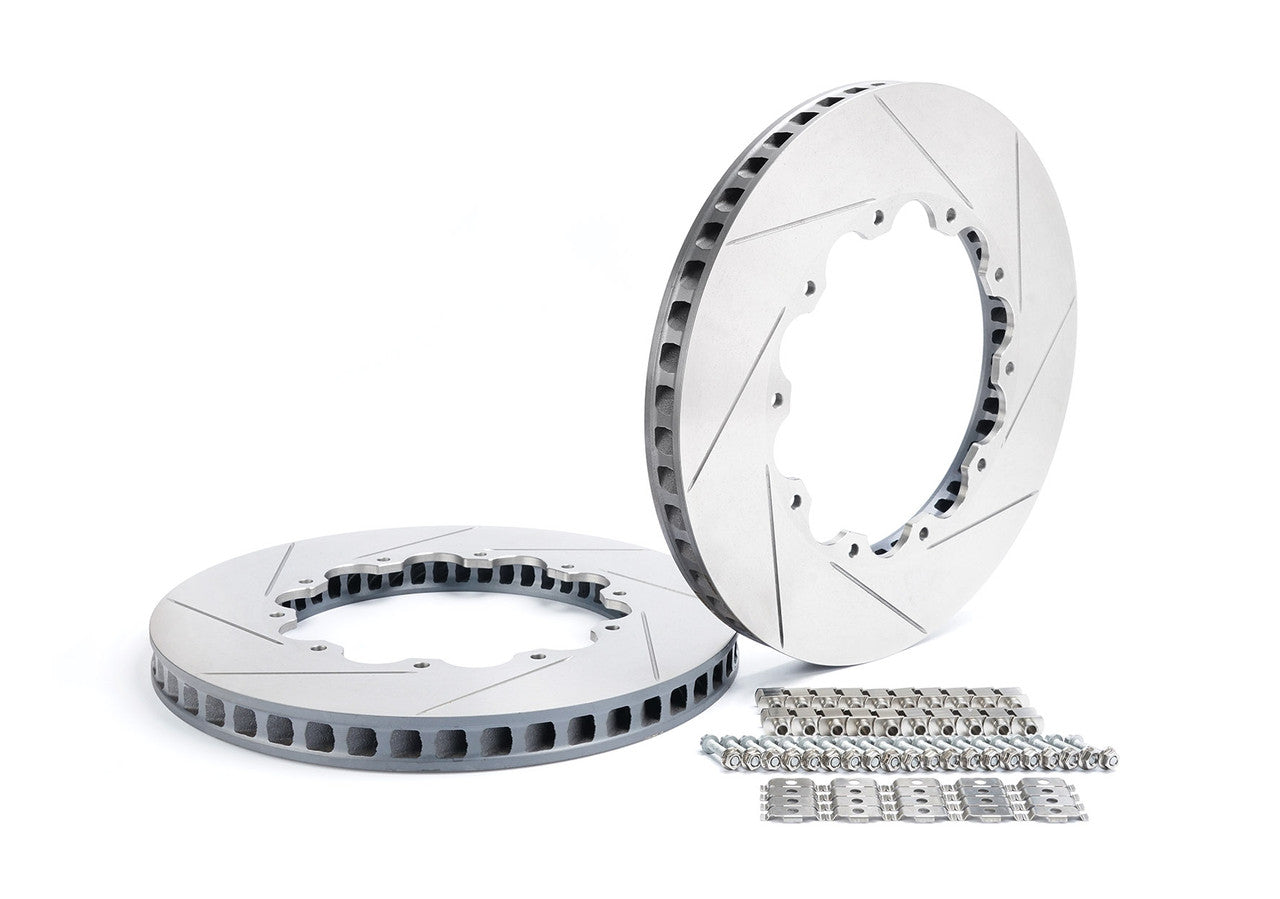 Paragon PRK.035.390.328.23150.05.01.F Replacement Rotors for Nissan GT-R R35 (DBA / EBA) - Stock Size - Front Pair