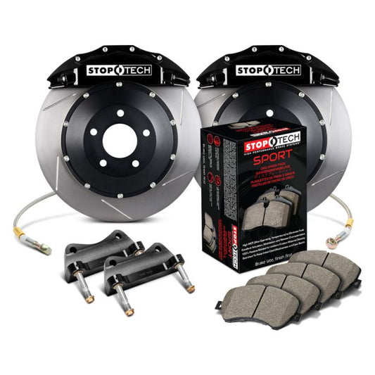 StopTech 83.156.6800.51 Sport Big Brake Kit - Front - 380x32mm Slotted - ST-60 Black