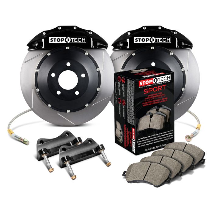 StopTech 83.657.6700.51 Sport Big Brake Kit - Front - 355x32mm Slotted - ST-60 Black