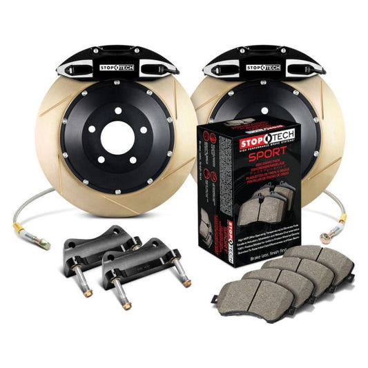 StopTech 83.192.0057.53 Sport Big Brake Kit - Rear - 355x32mm Slotted & Zinc Coated - ST-41 Black