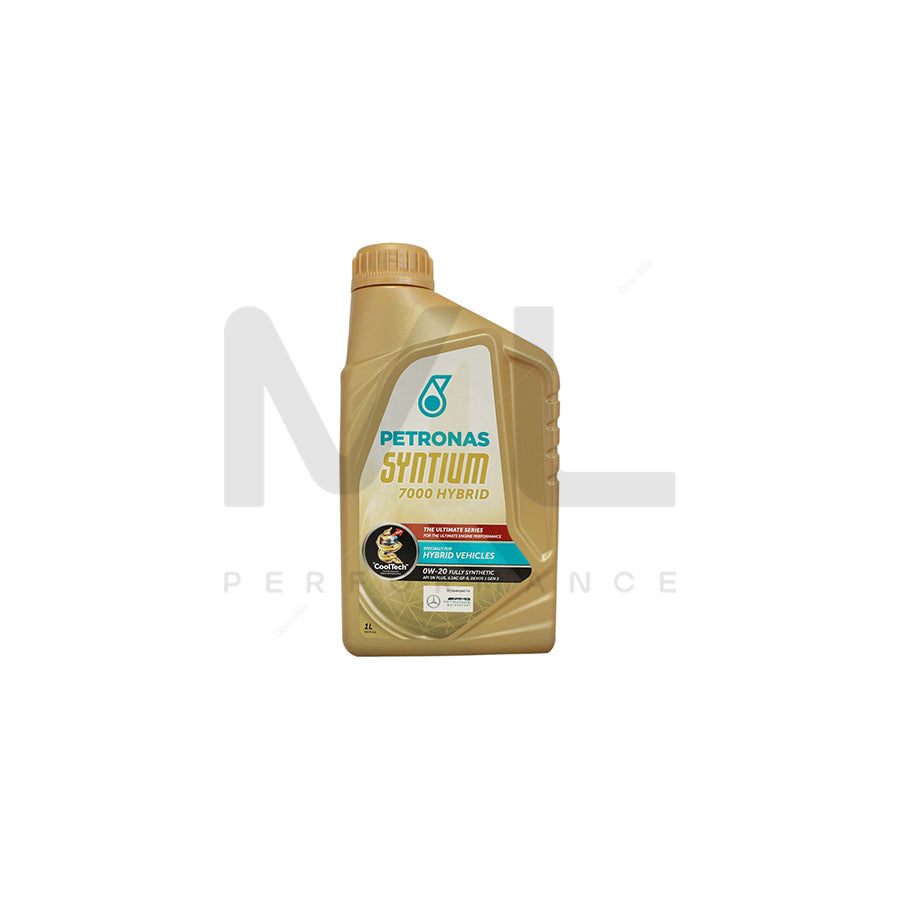 PETRONAS Syntium 7000 Hybrid 0W-20 Fully Synthetic Car Engine Oil 1l