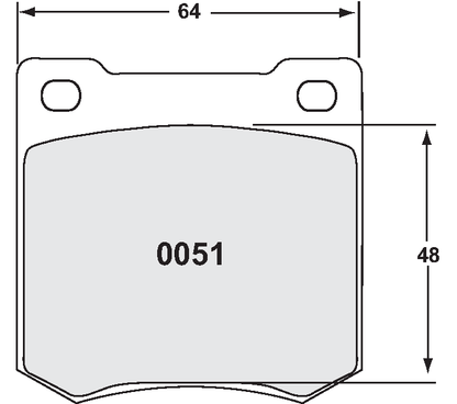 PFC 0051.11.15.44 BRAKE PADS RACE 11 CMPD 15MM REAR CITROEN DS3 TARMAC R3T RALLY 15MM