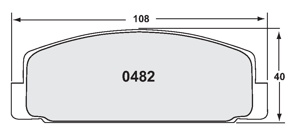 PFC 0482.10 BRAKE PADS Z-RATED REAR MAZDA RX-7 RX7 1985-96 COUP