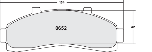 PFC 0652.22 BRAKE PADS Z-RATED CARBON METALLIC