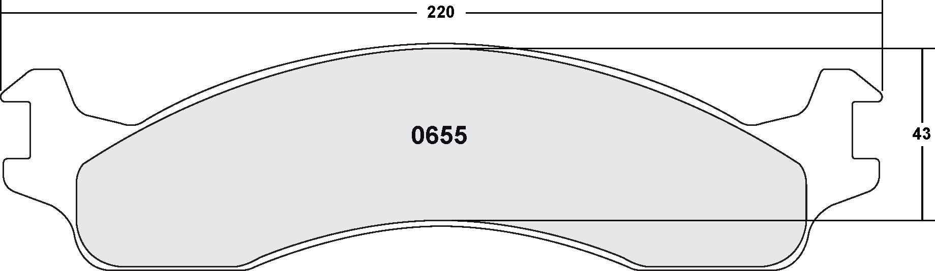 PFC 0655.22 BRAKE PADS Z-RATED CARBON METALLIC