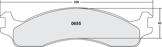 PFC 0655.22 BRAKE PADS Z-RATED CARBON METALLIC