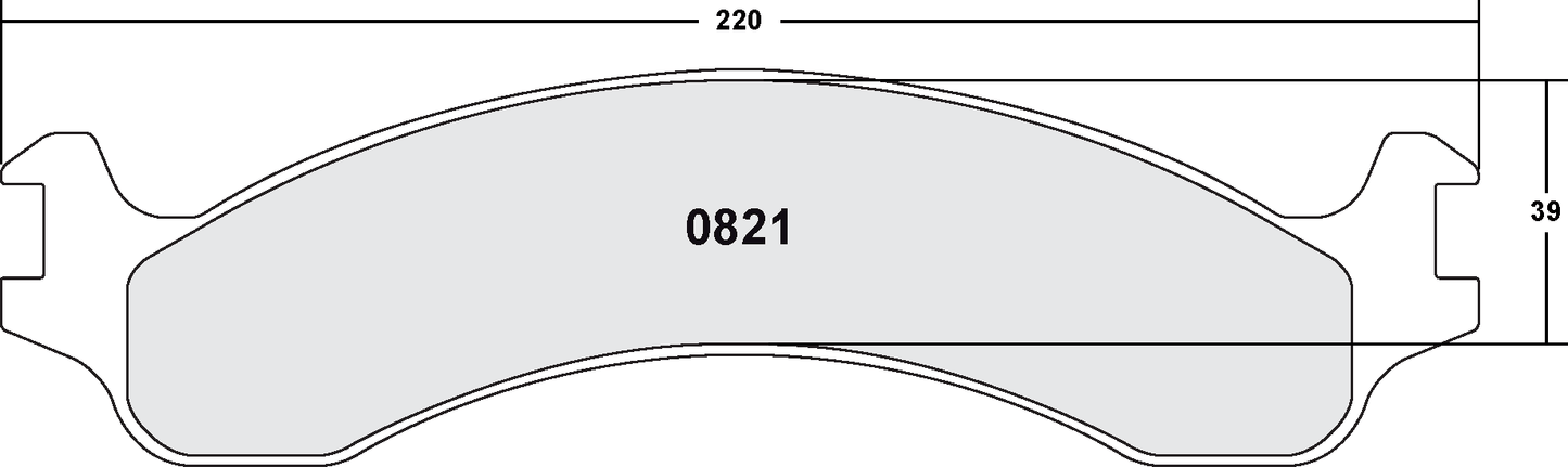 PFC 0821.22 FRONT BRAKE PADS DODGE RAM 3500 2002+
