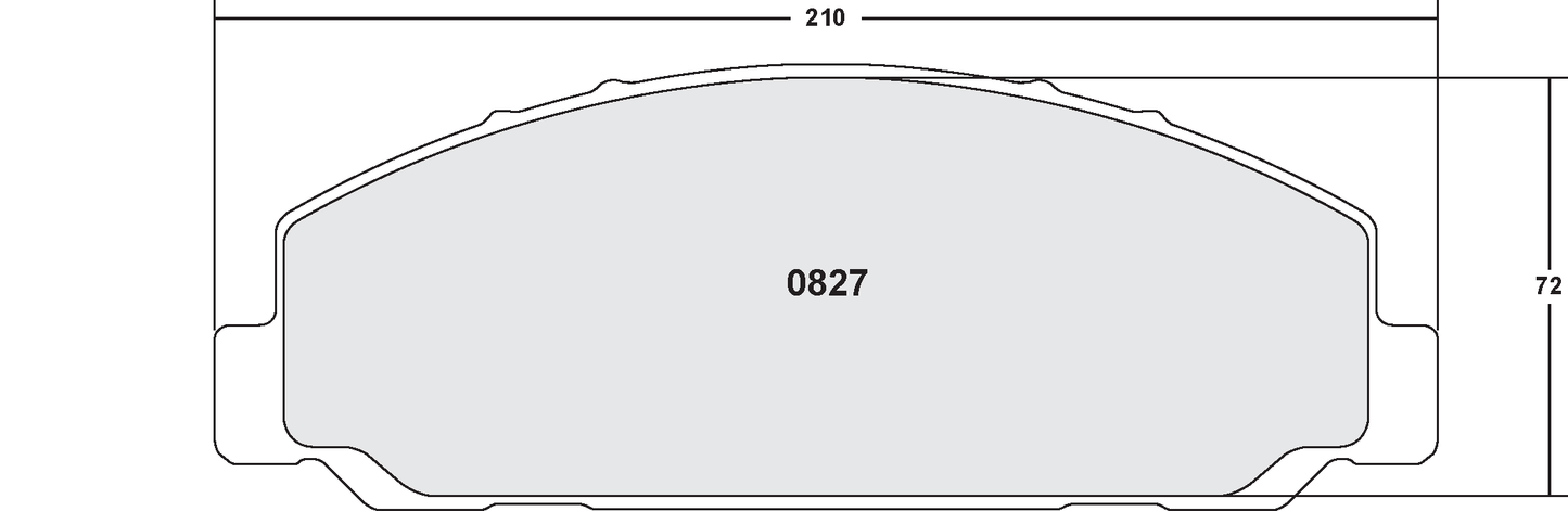 PFC 0827.22 BRAKE PADS Z-RATED CARBON METALLIC