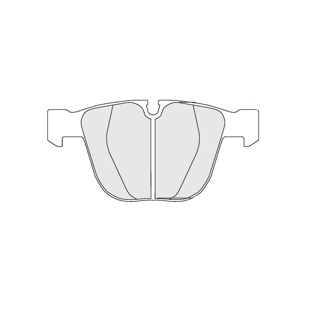 PFC 0919.332.16.44 REAR BRAKE PADS RACE 332 CMPD 16 MM FOR BMW M3 (E90 / E92 / E93) 2008-2013