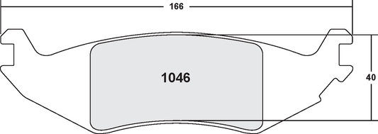 PFC 1046.10 BRAKE PADS Z-RATED