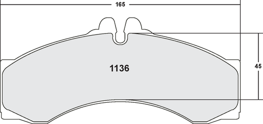 PFC 1136.10 BRAKE PADS Z-RATED CARBON METALLIC