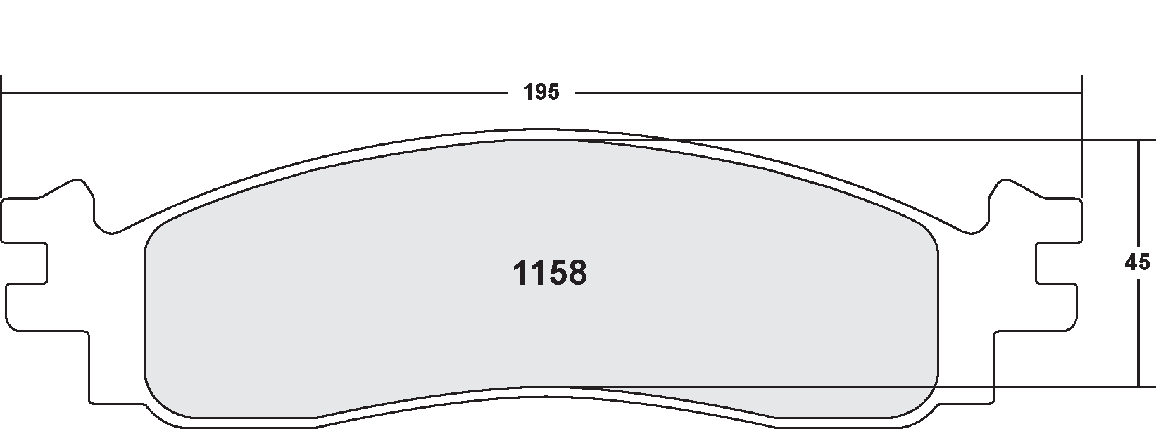 PFC 1158.22 BRAKE PADS Z-RATED CARBON METALLIC