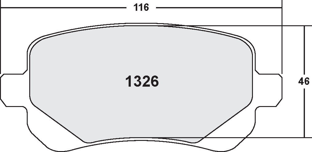 PFC 1326.22 BRAKE PADS Z-RATED