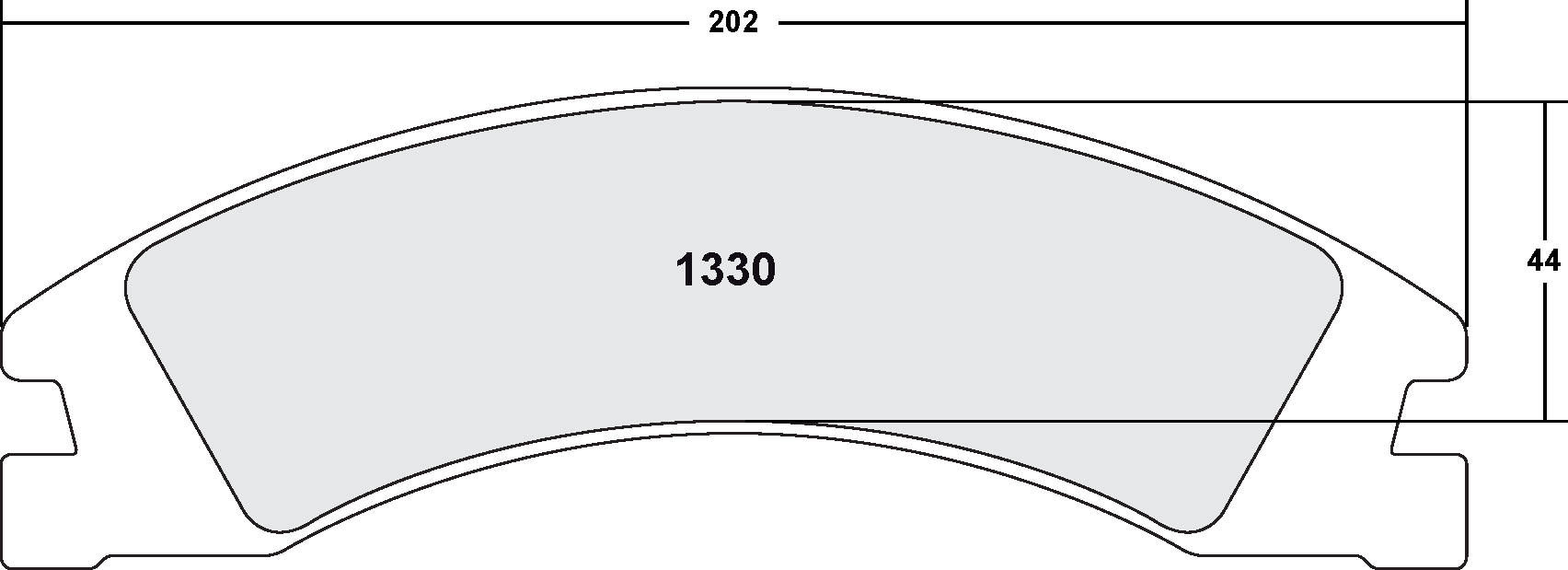 PFC 1330.22 BRAKE PADS Z-RATED CARBON METALLIC