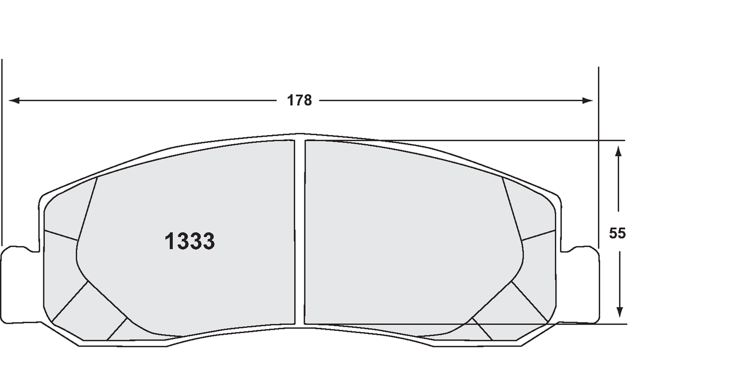 PFC 1333.11 BRAKE PADS Z-RATED