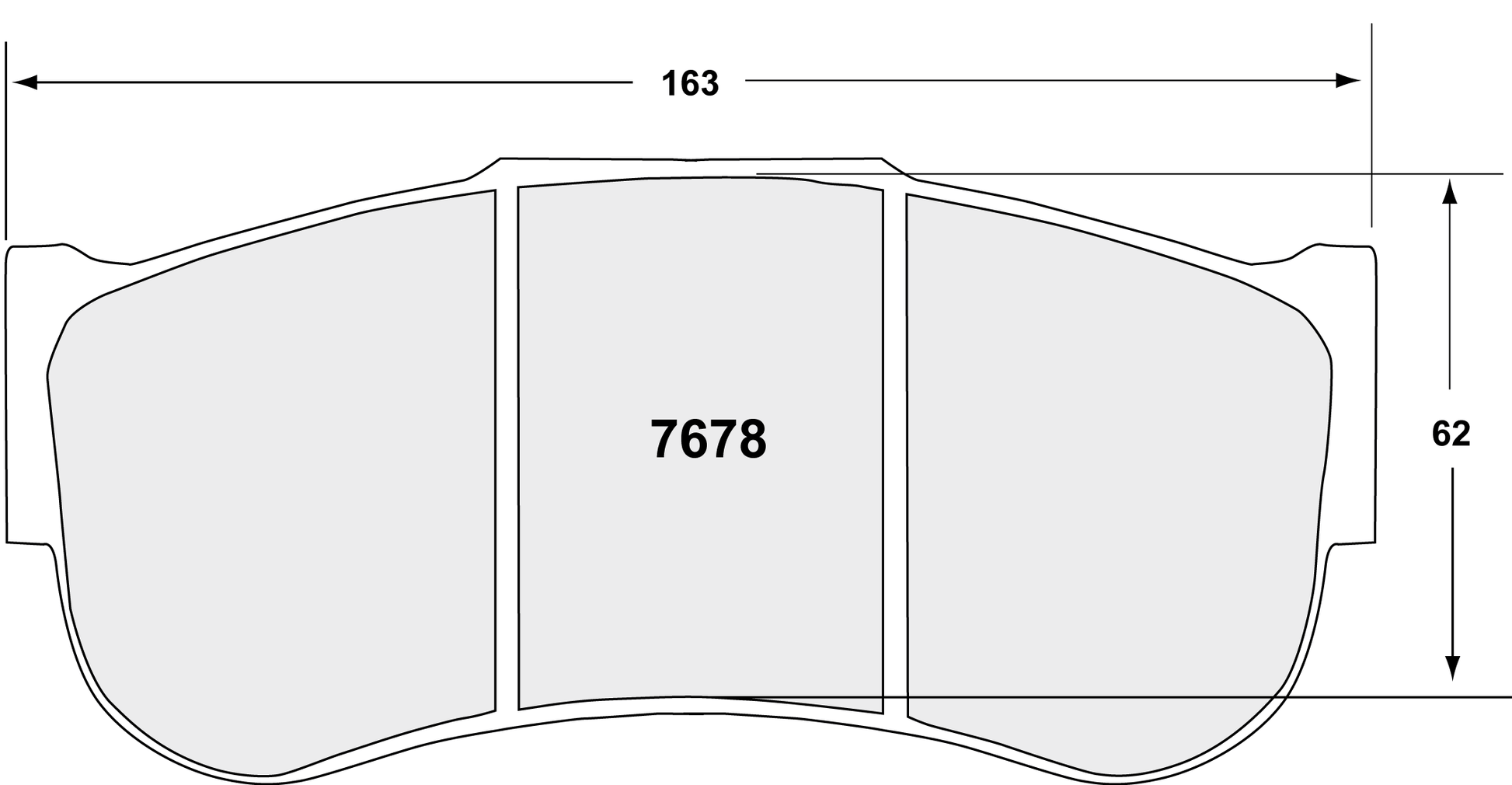 PFC 7678.15.30.44 BRAKE PADS RACE 15 CMPD 30MM FRONT MERCEDES-AMG GT3/GT4 NISSAN GT-R