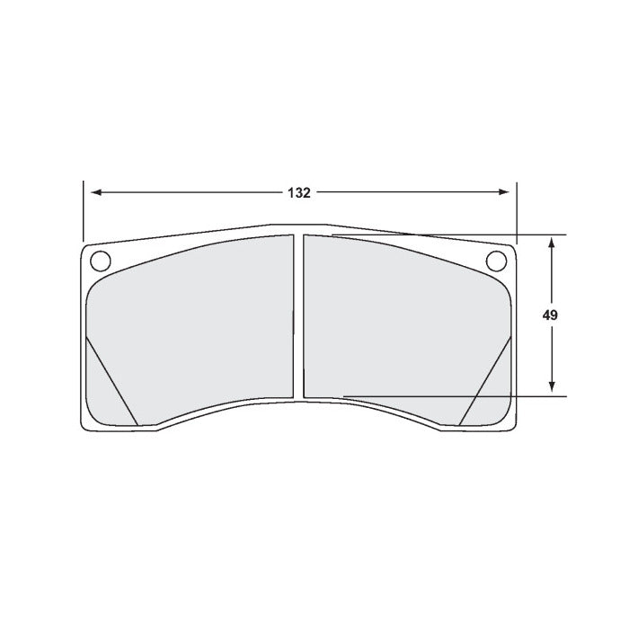 PFC 7700.333.16.44 BRAKE PADS RACE 333 CMPD 16 MM FOR PORSCHE 911 GT3 R (992) 2023-