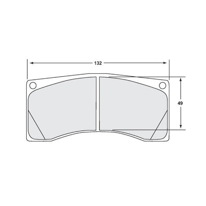 PFC 7700.333.16.44 BRAKE PADS RACE 333 CMPD 16 MM FOR PORSCHE 911 GT3 R (992) 2023-