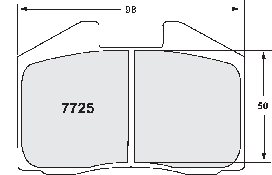 PFC 7725.11.18.44 BRAKE PADS RACE 11 CMPD 18MM