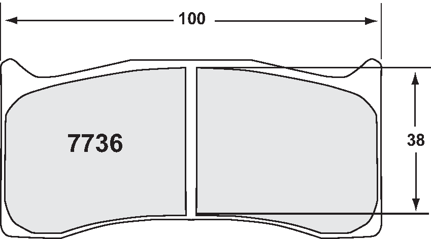 PFC 7736.01.22.34 BRAKE PADS RACE 01 CMPD 22MM