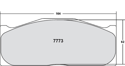 PFC 7773.11.30.34 BRAKE PADS RACE 11 CMPD 30MM
