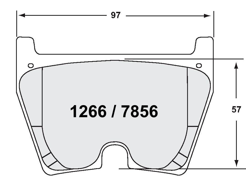 PFC 7856.10 FRONT BRAKE PADS Z-RATED MERCEDES (W166) ML63 AMG / AUDI R8 RS5 RS6 (C5)