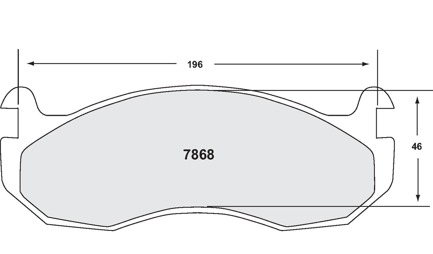 PFC 7868.10 BRAKE PADS Z-RATED