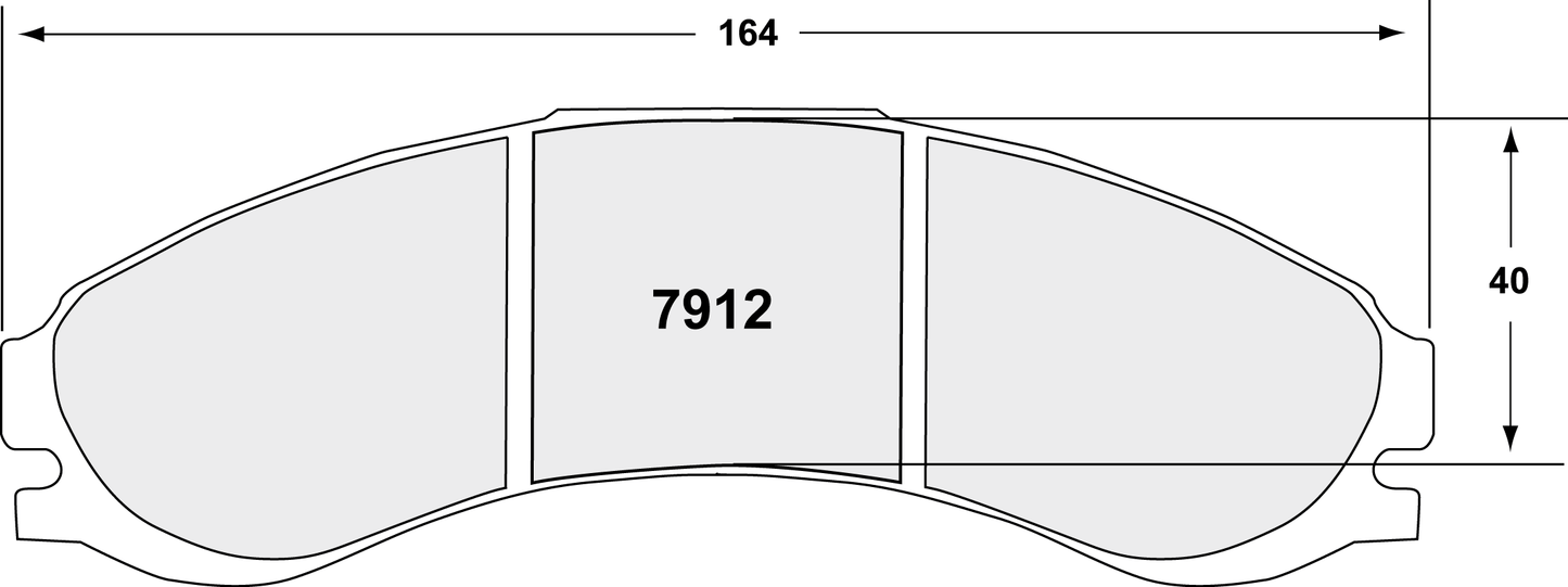 PFC 7912.93.20.44 BRAKE PADS RACE 93 CMPD 20MM
