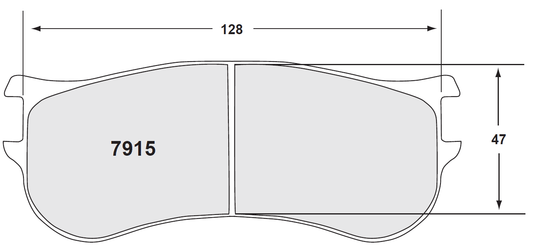PFC 7915.11.19.44 BRAKE PADS RACE 11 CMPD 19MM RENAULT CLIO R3T (TARMAC & GRAVEL)