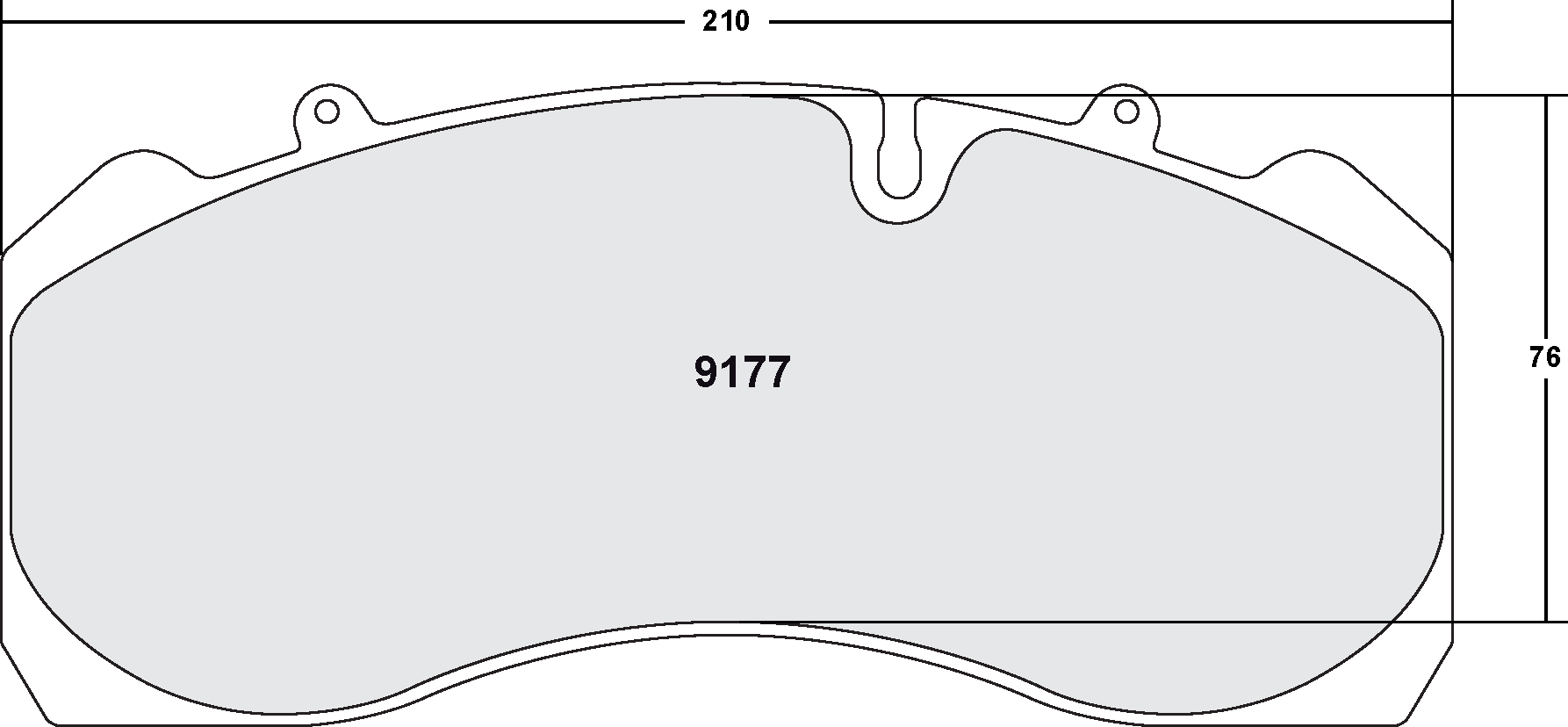 PFC 9177.12 BRAKE PADS Z-RATED ECV