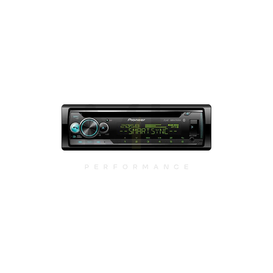 PIONEER DEH-S510BT DEH-S510BT Car stereo Bluetooth, CD, illumination, multi colour, Spotify, USB, 1 DIN, Android, Made for iPhone, LCD, 14.4V, AAC, FLAC, MP3, WAV, WMA
