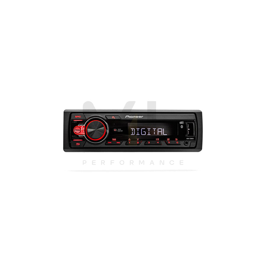 PIONEER MVH-130DAB Car stereo 1 DIN, Made for Android, 12V, FLAC, MP3, WAV, WMA