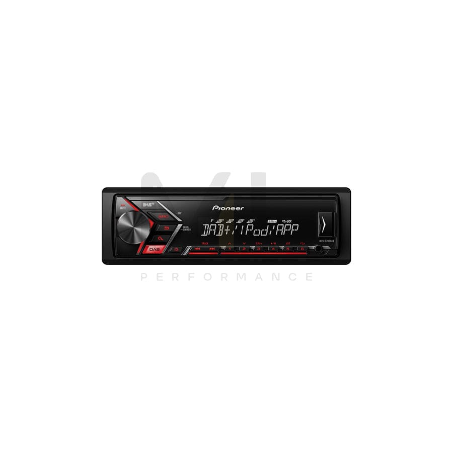 PIONEER MVH-S200DAB Car stereo 1 DIN, 12V, MP3, WAV, WMA