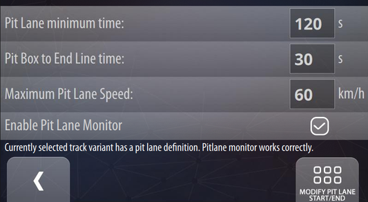 RN VISION P-ONE-MOD-PIT RN ONE PIT LANE MONITOR MODE