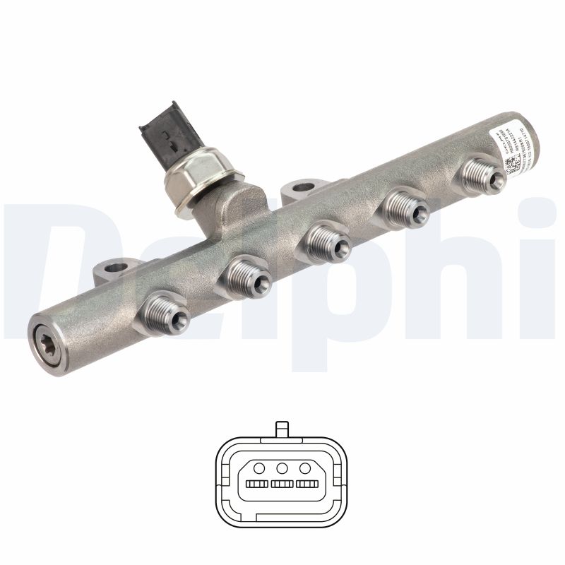 DELPHI 44A221A Fuel Distributor Pipe