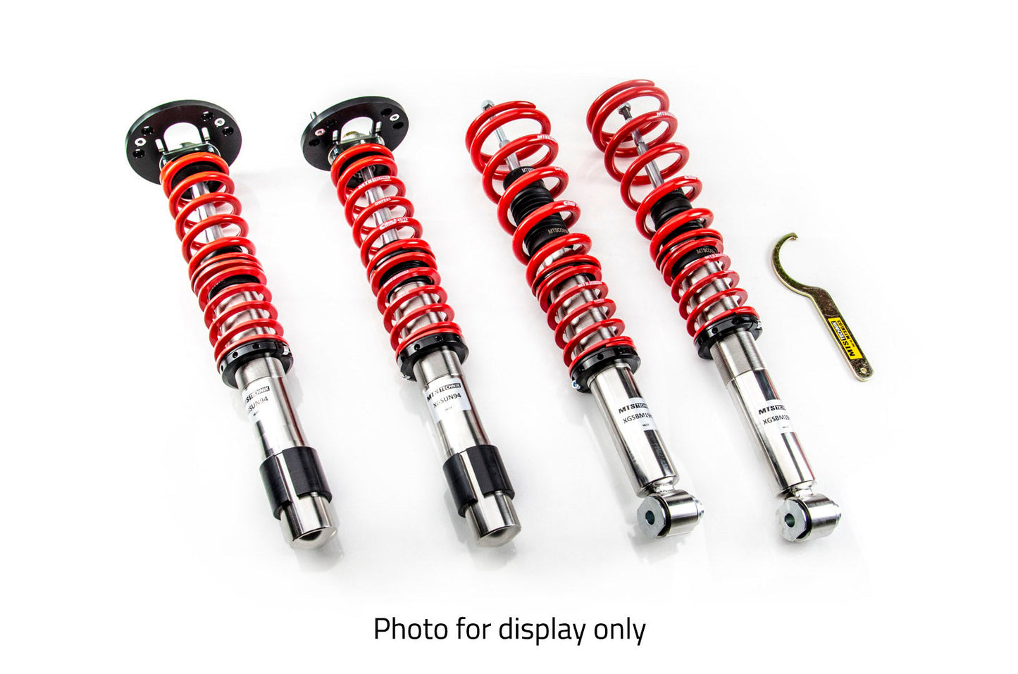 MTS Technik XMTSGWBM32 STREET COILOVER KIT W/ CAMBER ADJUST TOP MOUNTS (INOX) FOR BMW 5 (E28)