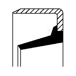 CORTECO CO19033657B Crankshaft Shaft Seal