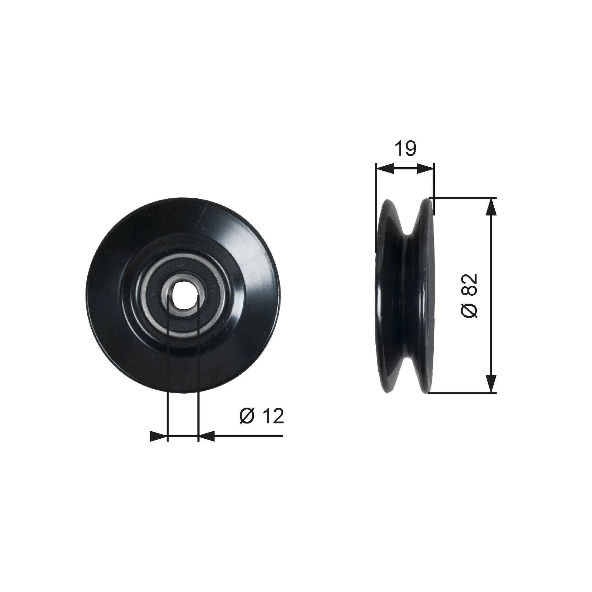 GATES GATT36606 V-Belt Tensioner Pulley