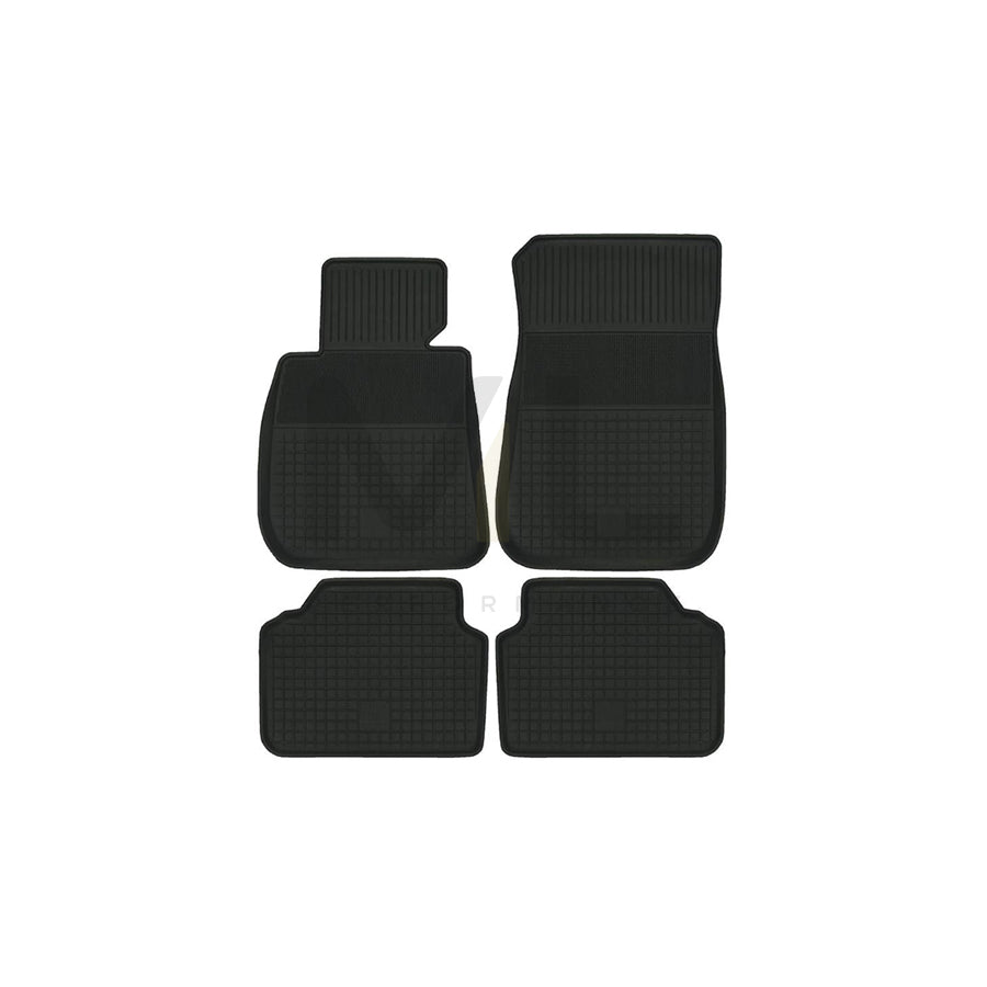POLGUM Tailored P29C Floor mat set for BMW 3 Saloon (E90) Elastomer, Front and Rear, Quantity: 4, Black
