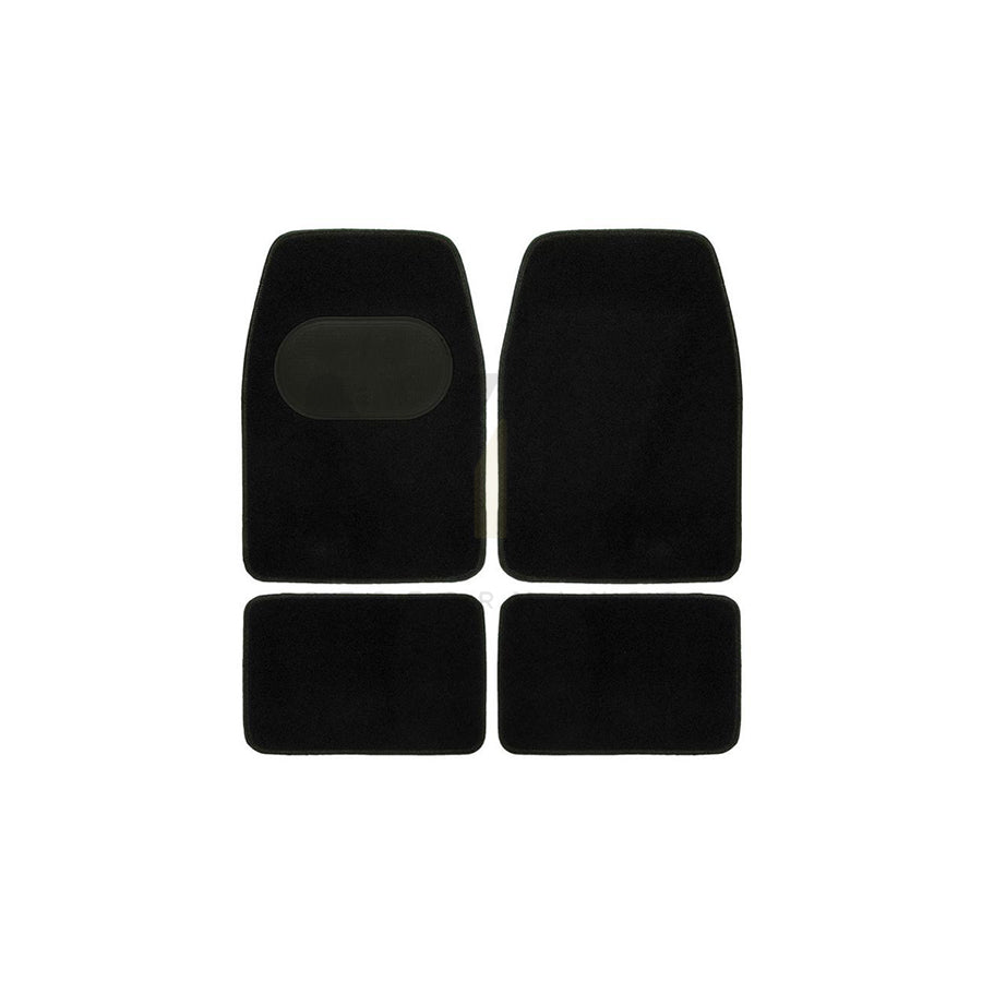 POLGUM Universal fit 9901-4 Floor mat set Textile, Front and Rear, Quantity: 4, Black