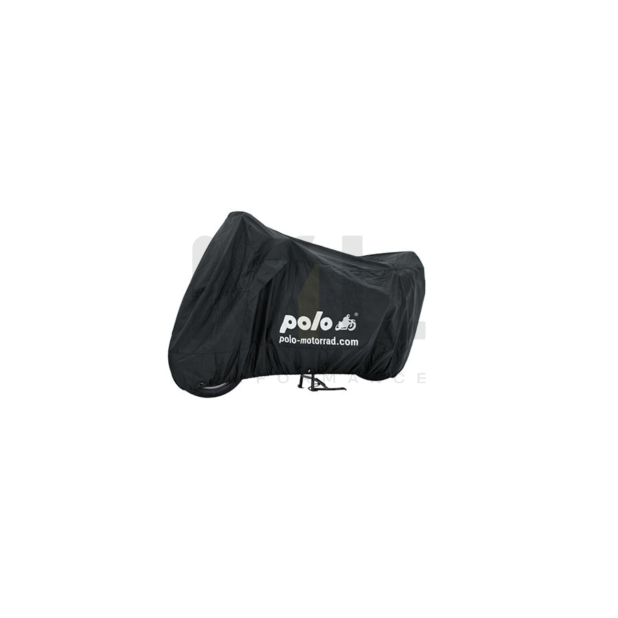 POLO OUTDOOR COVER, TARPAULIN BLACK 60020000451 Motorcycle cover 196 to 246x104x124cm full-size car covers, outdoor