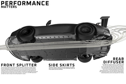 Adro A23A10-1201 Porsche 992.1 GT3 Pre-Preg Carbon Fibre Front Splitter
