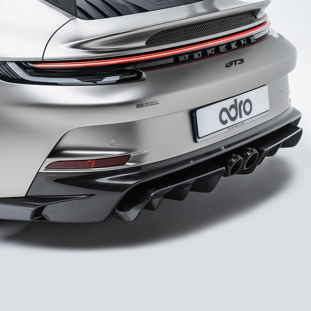 Adro A23A10-1301 -D Porsche 992.1 GT3 Pre-Preg Carbon Fibre Rear Diffuser