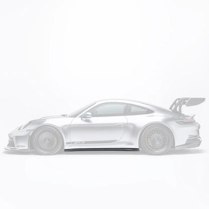 Adro A23A10-1401 Porsche 992.1 GT3 Pre-Preg Carbon Fibre Side Skirts