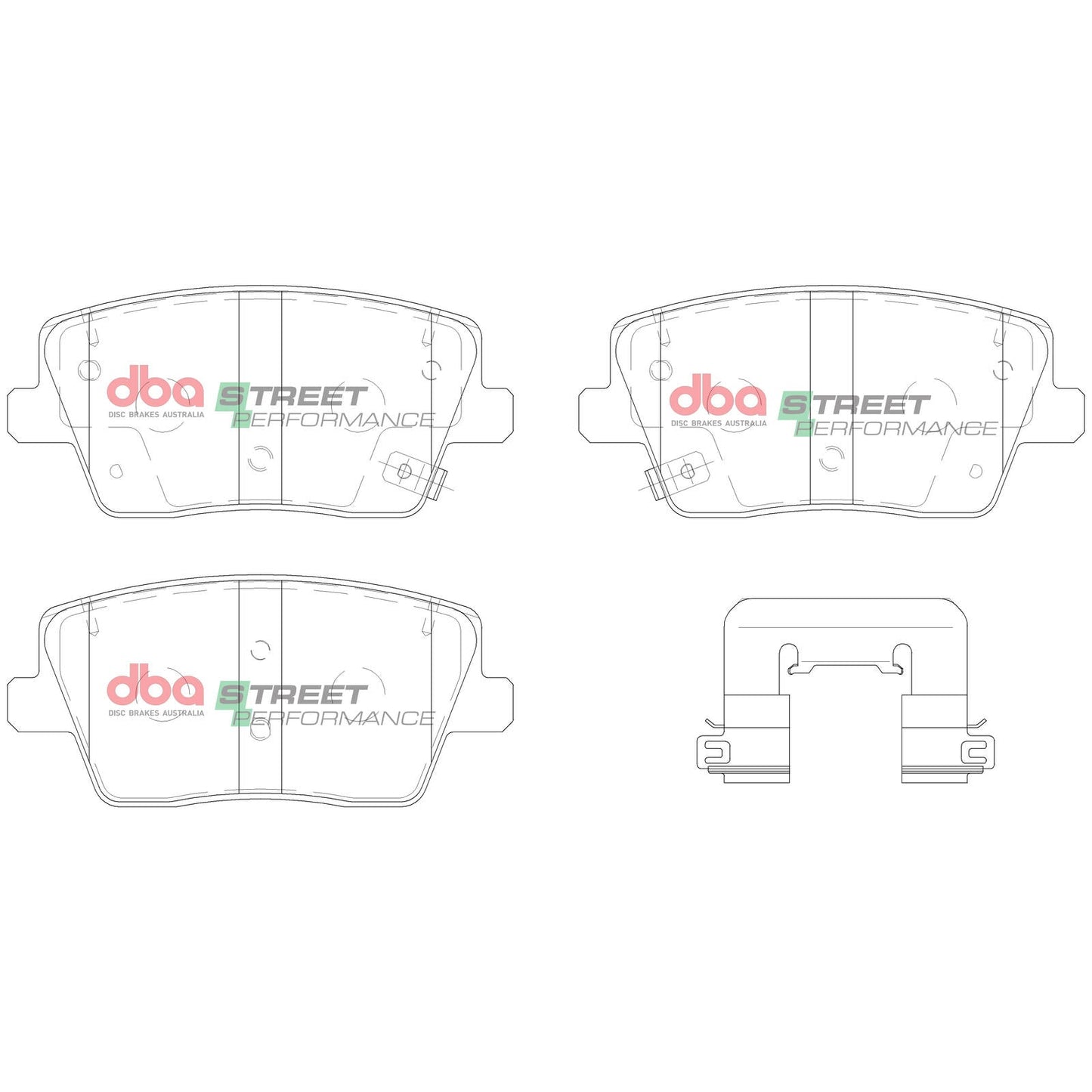 DBA DB15013SP High Performance Brake Pad Set
